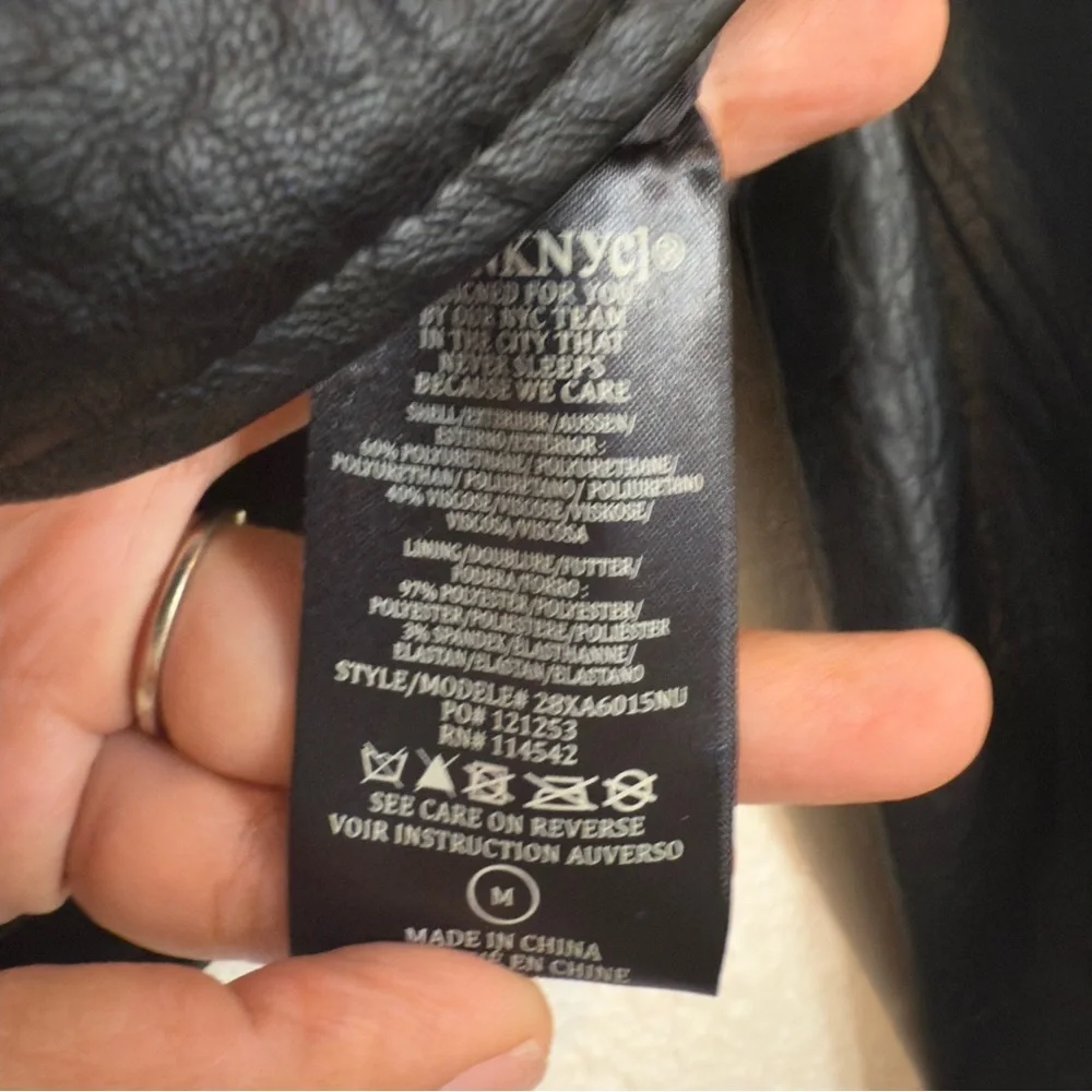 Free people BlankNYC Morning Gram Vegan Leather Moto Jacket - Picture 8 of 11